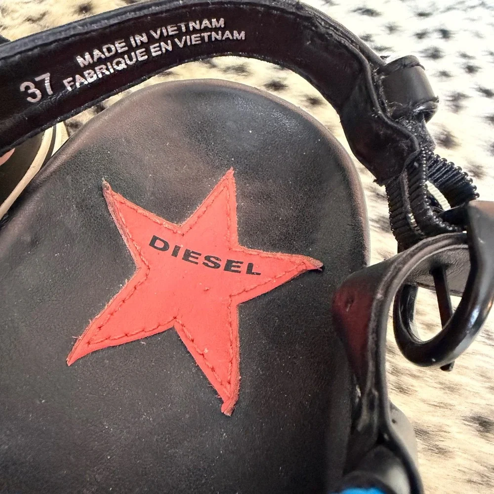 Diesel SA-Grand Sandals Gorpcore Rope Bungee Casual Festival Summer‎ EU 37